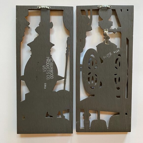 Burwood Products Co Framed Pot Belly Stove Coffee Grinder Resin Wall Hangers - Picture 6 of 8